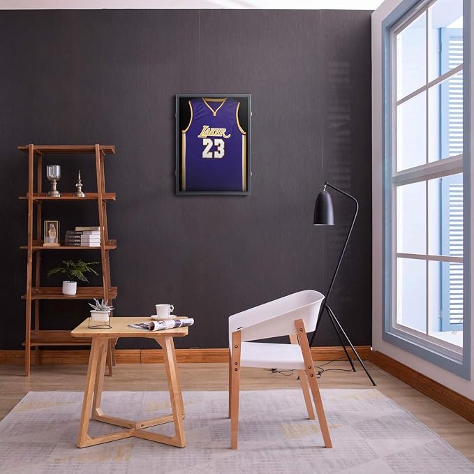 Jersey Frame Display Case 2 Pack, Lockable Shadow Box Sports Jersey Frame - Image 5