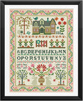 FREEBLOSS 11CT Stamped Cross Stitch Kits Folk Art House Pattern Cross Stitch by FreeandCreativeCraftsArt