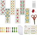 FREEBLOSS 6 PCS Cross Stitch Bookmark Kits by FreeandCreativeCraftsArt
