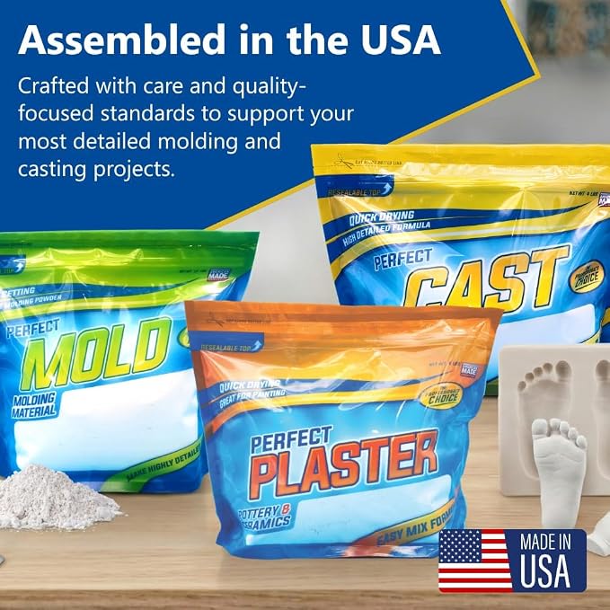 Perfect Cast Mold Casting Powder, Fast-Curing, Water-Based Material - Image 7