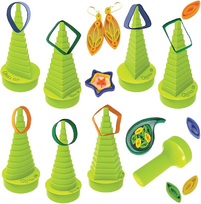 Quill On - Ultimate Border Buddy - Green- Quilling Borders Made Easy - by Quill+On