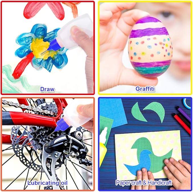 12pcs Precision Tip Applicator Bottles - Image 6