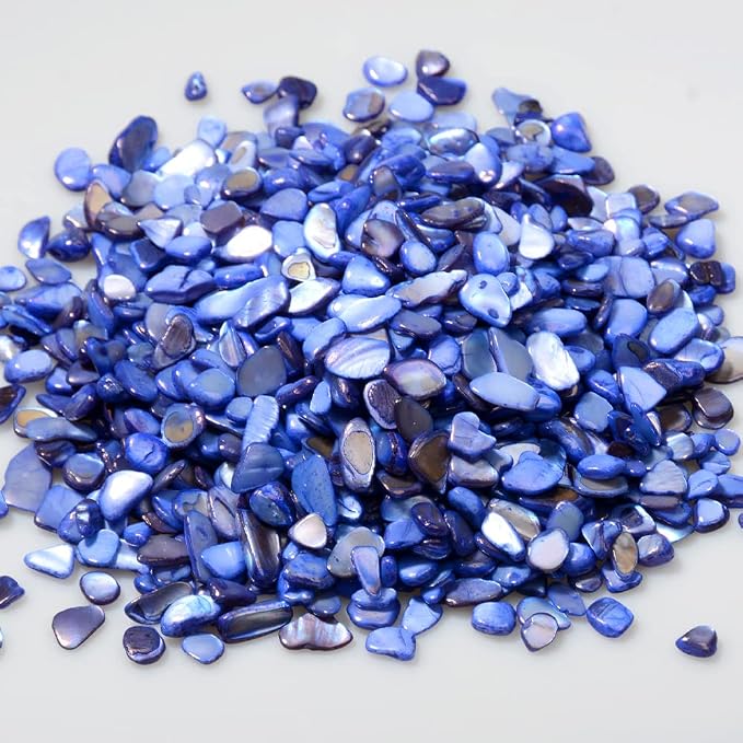 QICQDRAM Crushed Shells for Crafts About 1LB Small Natural Crushed Shells Bulk - Image 2