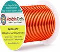 Mandala Crafts 14 Gauge Burnt Orange Anodized Aluminum Craft Wire, 60 FT | by MandalaCrafts