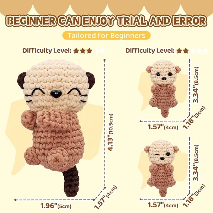 Mewaii Crochet Kit for Beginners Level 1 - Image 6