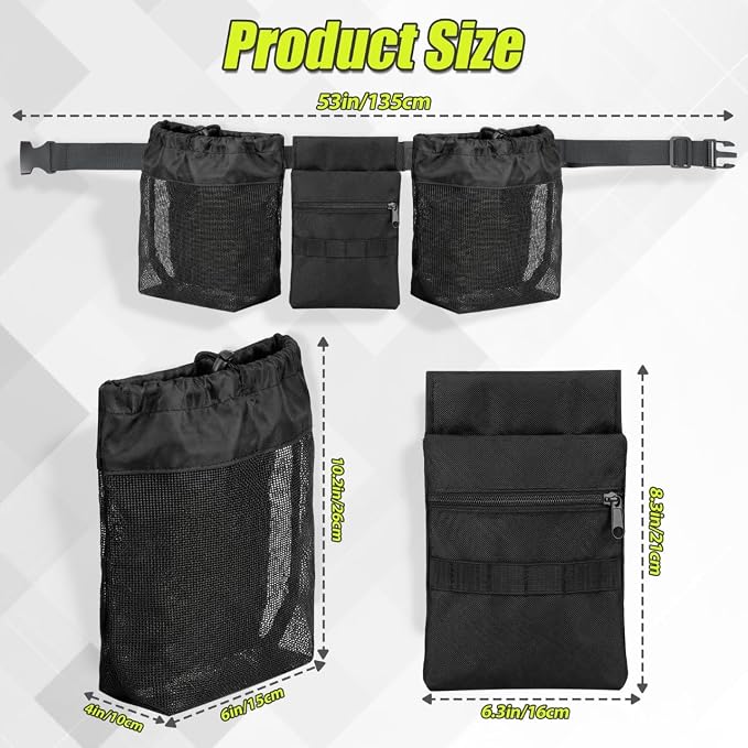 Rock Collecting Waist Bag, Foraging Bag - Image 2