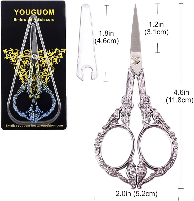 YOUGUOM Sewing Embroidery Scissors – Small Precision Scissor - Image 6