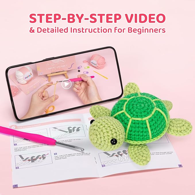 Mewaii Crochet Kit for Beginners Level 1 - Image 3