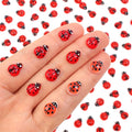 300pcs Mini Resin Ladybug Decor Tiny Ladybug by Unknown