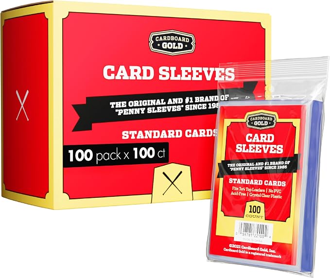 Cardboard Gold Penny Sleeves for Trading Cards by CardboardGold
