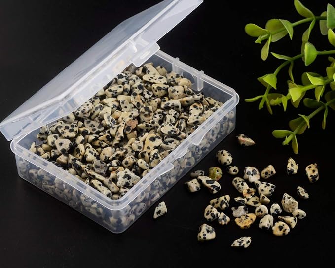 Natural Chip Stone Beads Dalmation Spot 5-8mm About 400 pieces Irregular - Image 3
