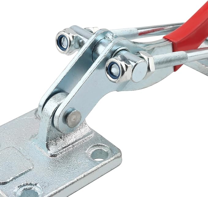 MOUYAT 2 Pack Heavy Duty Toggle Clamp, 4000Lbs Capacity Pull Toggle Latch Clamp with Adjustable Threaded U Bolt, 40370 Self Lock Toggle Clamp Tool for ToolBox Case