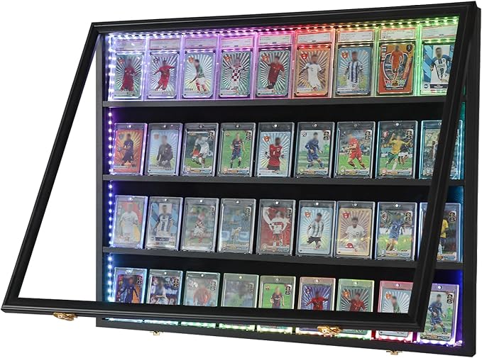 36 Graded Sports Card Display Case by Temgee