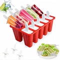 Popsicles Molds, 10 Pieces Silicone Ice Pop Molds by Unknown