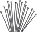 XINGO 1000 PCS 8 inch Cable Zip Ties, 18lb Strength, Small Tie Wraps Self-Locking Nylon Zip Ties for Indoor and Outdoor Use (Silver)