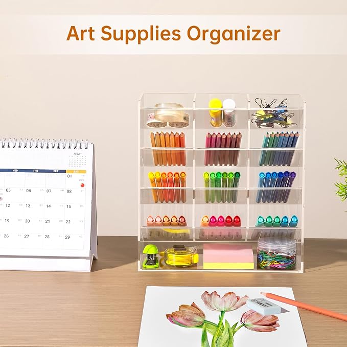 BEYGORM Acrylic Vertical Marker Organizer - Image 5