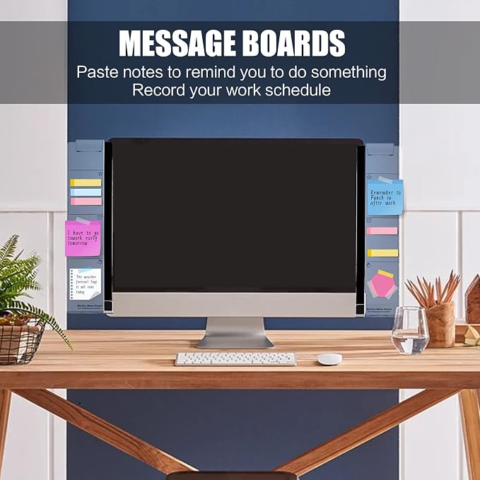 Office Desk Accessories 2pcs Multifunction Computer Monitor Memo Board - Image 3
