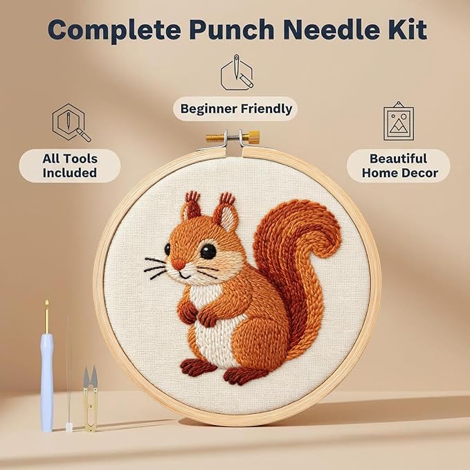 AohaiNova Punch Needle Kits for Adults Beginner, Punch Needle Starter Kit Easy - Image 2