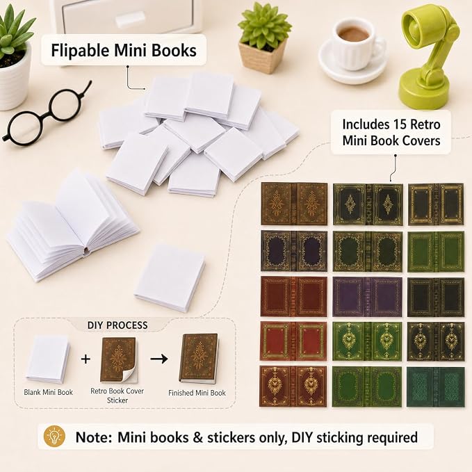 1:12 Scale Miniature Dollhouse Office Furniture Set 39pcs – Realistic Computer - Image 2