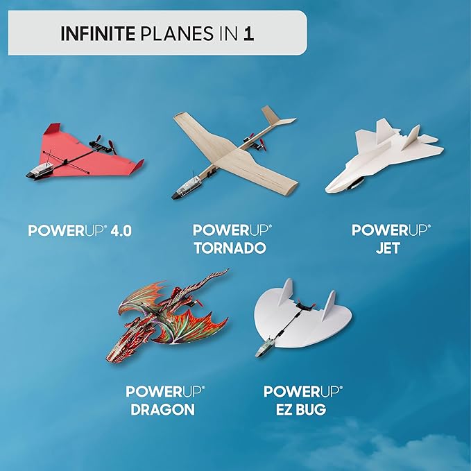POWERUP 4.0 The Next-Generation Smartphone Controlled Paper Airplane Kit - Image 6