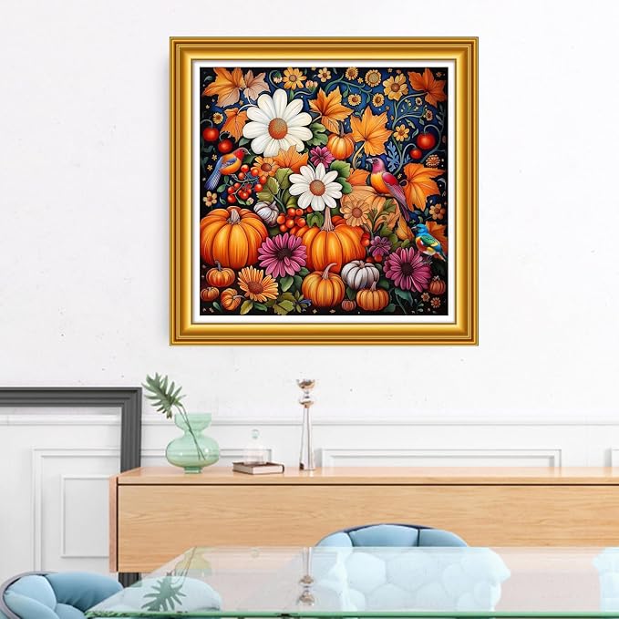 Foxhool Stamped Cross Stitch Kits, 11CT Printed Cross Stitch Pattern Full - Image 2