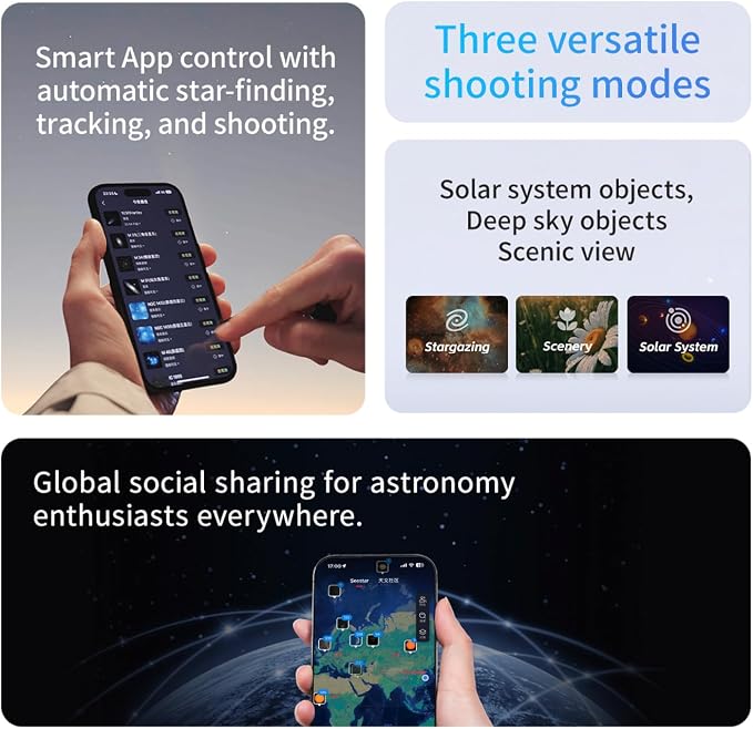 ZWO Seestar S30 All-in-One Smart Digital Telescope/Camera Compact and Portable - Image 6