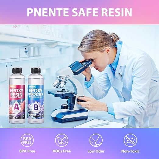 Pnente Artist-Grade Epoxy Resin – Self-Leveling, Zero Bubbles & 5-Year UV Guard - Image 6