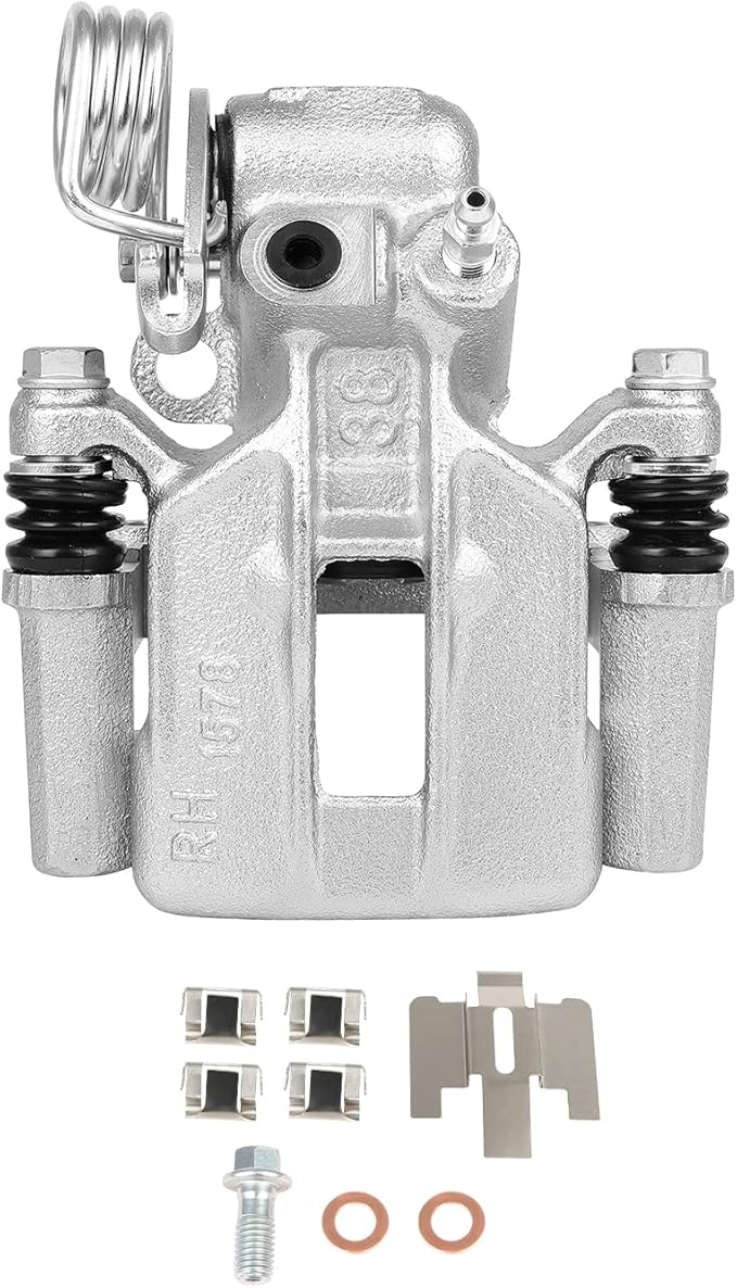 cciyu Rear Right Brake Caliper Assembly w/Bracket 18B4824 1994 1995 1996 1997 1998 1999 2000 2001 2002 2003 2004 For Ford For Mustang