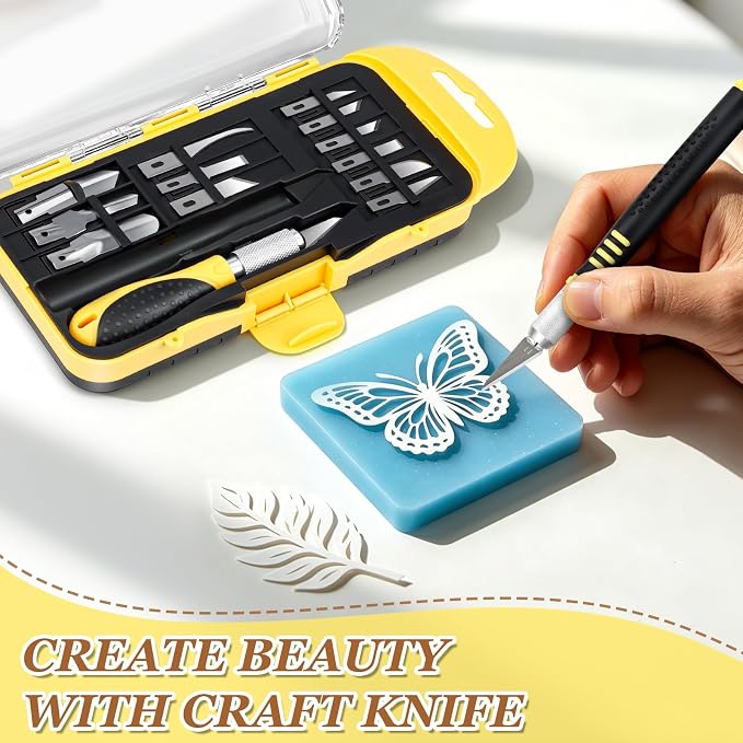 Exacto Knife Set, Precision Craft Hobby Knife Kit, - Image 4