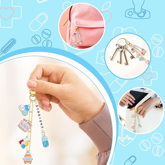 CraftyDream 558 Pcs Pharmacy Technician Gifts Pharmacist Medical Charms - Image 3