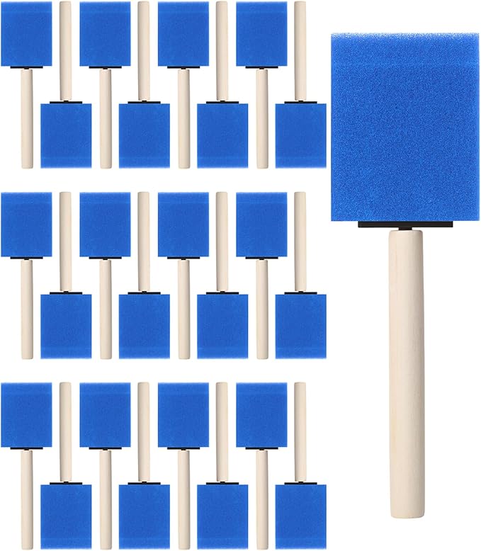 Bates- Foam Paint Brushes 2 Inch, 25 Pack by BatesChoice