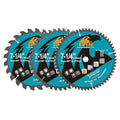 7-1/4 Inch Miter/Table Saw Blades 3pcs, 24T+40T+60T ATB TCT Fine Finish Wood Cutting Circular Saw Blade with 5/8 Inch Arbor