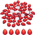 MECCANIXITY 50PCS Flat Back Acrylic Teardrop Gems 10x14mm Artificial Rhinestones by MECCANIXITY
