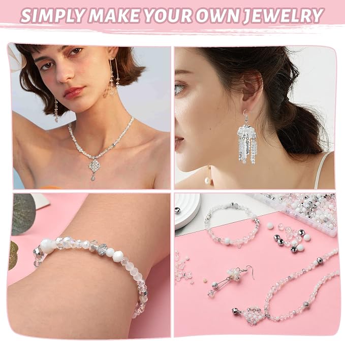 Crystal Rondelle Beads for Jewelry Making - Image 5