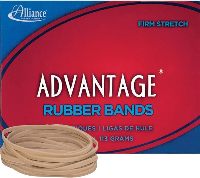 Alliance Rubber 26339 Advantage Rubber Bands Size #33, 1/4 lb Box Contains by Unknown