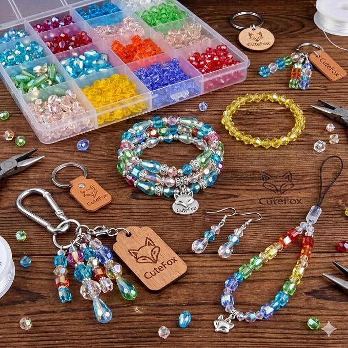 Premium Austrian Glass Beads, Mix Assorted Glass Beads - Image 5