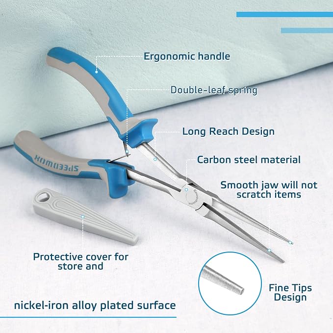 SPEEDWOX Long Reach Needle Nose Pliers - Image 2