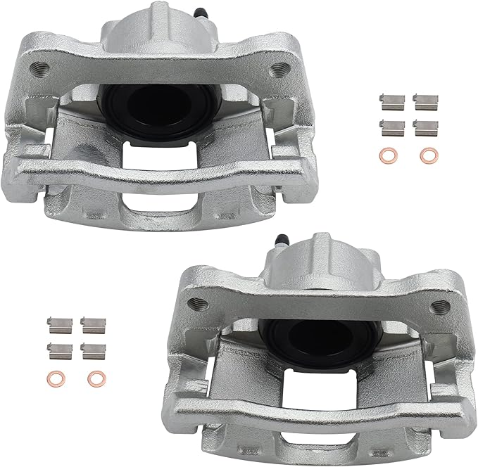 IRONTEK 18B5044 18B5045 Front Left & Right Brake Caliper for 2008-13 for Chrysler Town&Country, 2008-15 for Dodge Grand Caravan/07-10 Nitro, 08-12 for Jeep Liberty, 07-12 Wrangler, 12-13 for Ram C/V
