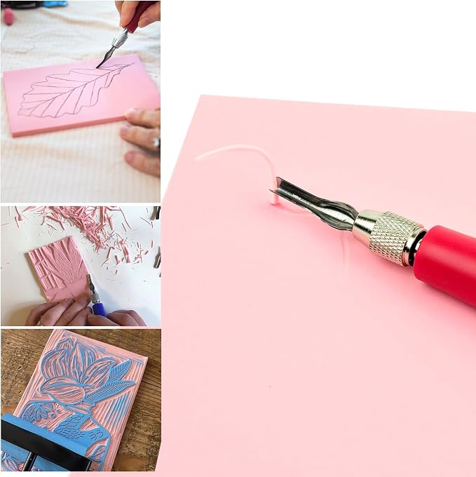 Rubber Block Stamp Carving Block Stamp Making Kit - Image 4
