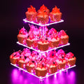 YestBuy 3 Tier Square Cupcake Stand by YestBuy