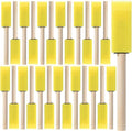 Bates- Foam Paint Brushes with Wood Handle, 1 Inch, 26 Pack, Sponge Brushes by BatesChoice