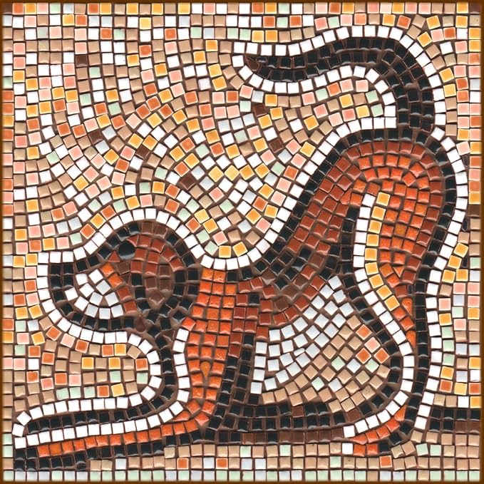 ALEA Mosaic Complete Craft Mosaic Set 20 x 20 cm Happy Puppy by ALEA+Mosaic