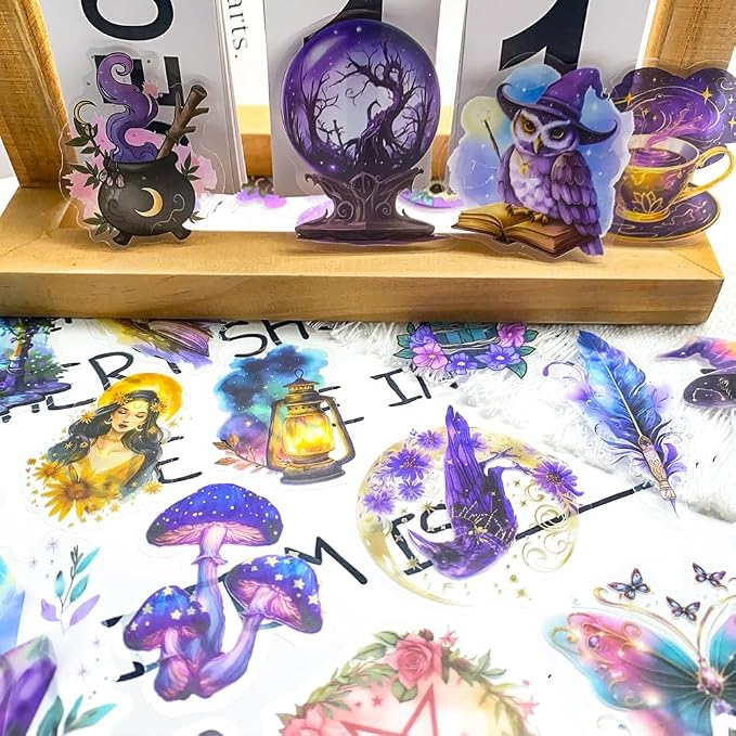 50-Piece Mystical Witchy Fantasy Aesthetic Sticker – Magical Witchcraft Stickers - Image 4