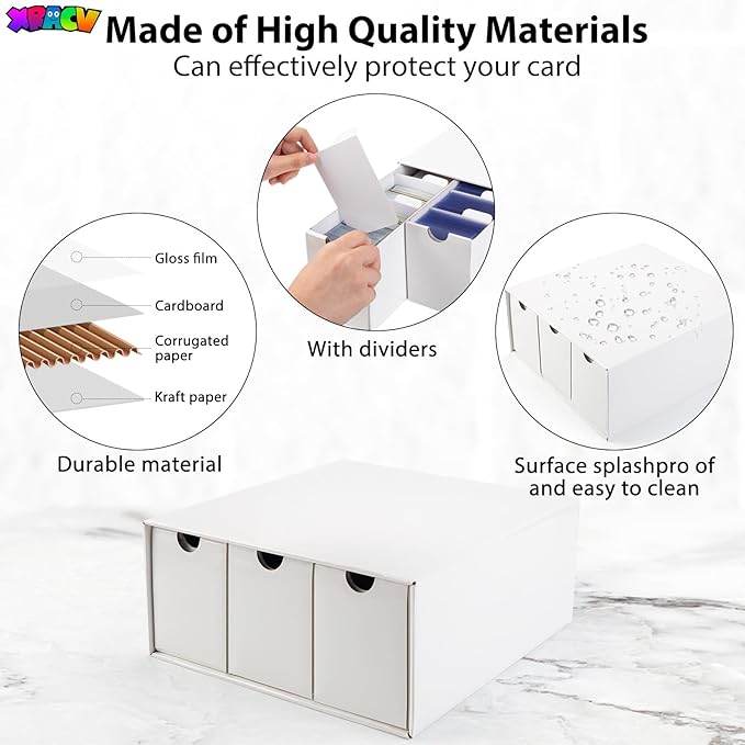 Trading Card 3 Drawer Top Loaders Storage Box - Image 3
