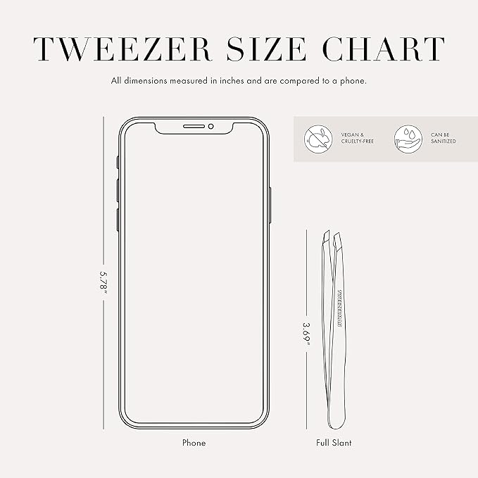 Tweezerman Stainless Steel Slant Tweezer - Image 7