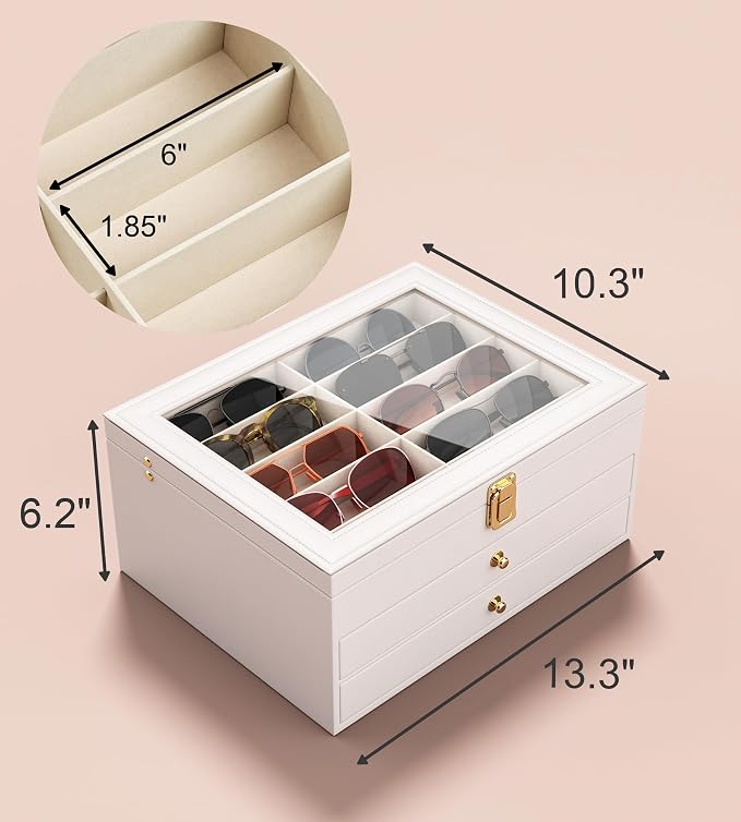 NEWLOOP 10/30 Slots Sunglass Organizer - Image 5