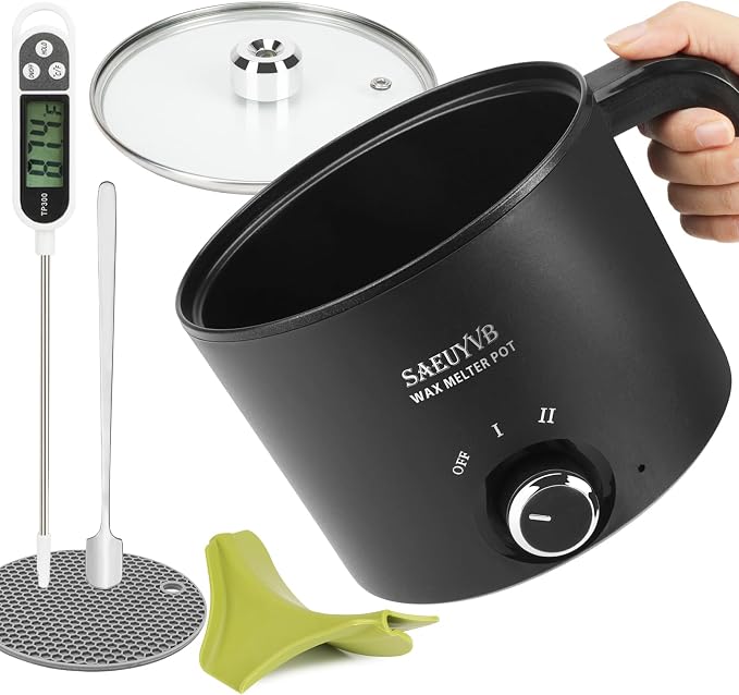 SAEUYVB Candle Making Kit with Wax Melting Pot, Wax Melter by SAEUYVB