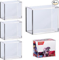 4 PCS PKMN Booster Box Acrylic Case, 5MM Acrylic Display Case, Dustproof and by KisboxAcrylicDisplayCase