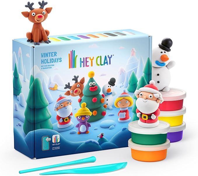HEY CLAY Set - Colourful Modeling Air Dry Clay Kit by HEYCLAY