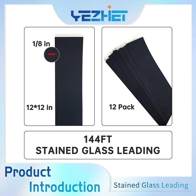 YEZHET Stained Glass Instant Lead Lines - Image 2